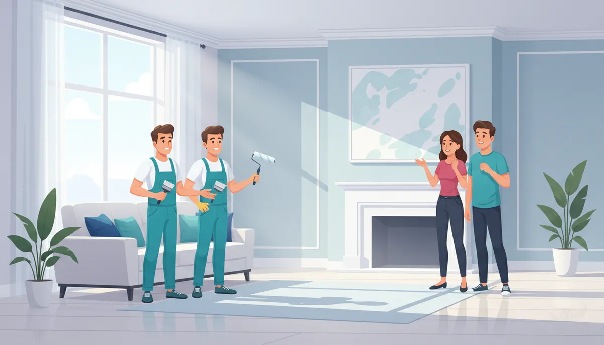 repaint before selling home