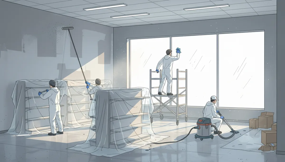 retail space painting